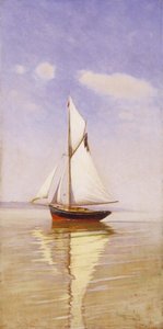 The Yacht of the Former Bishop Rev. Agoston Janosi by Gyula Agghazy